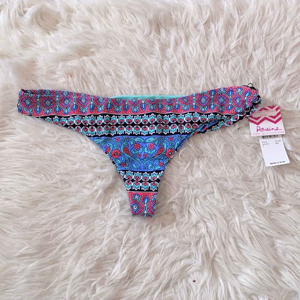 NWT raisins super cheeky bikini bottoms